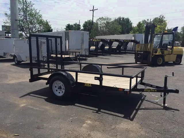 10ft single 3500 lb axle utility trailer