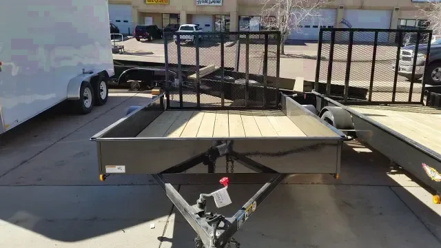 10ft Black Utility Trailer