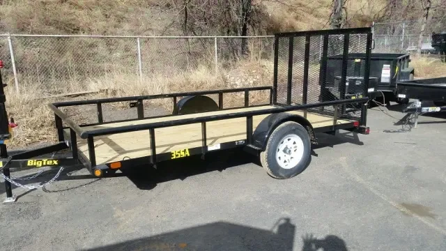 12ft SA Wood Deck Utility Trailer