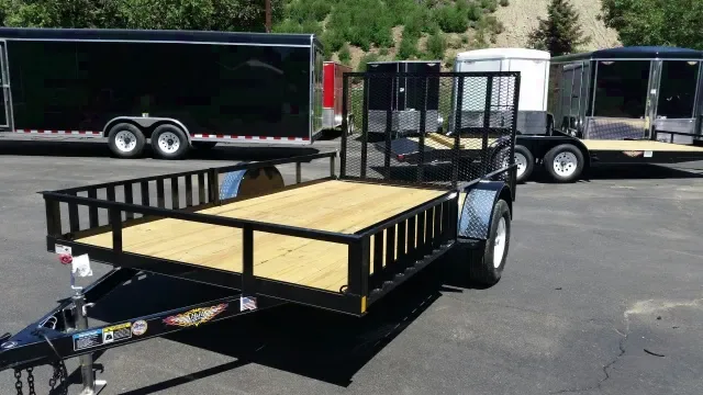 12FT ATV/Utility Trailer w/LED Lights