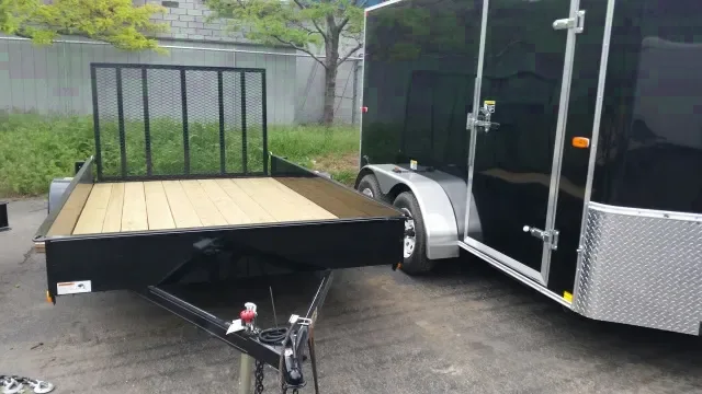 12ft solid side utility trailer w/Gate