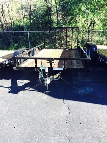 14ft ATV Trailer Treated Wood Decking