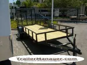 12ft SA Utility/ATV Trailer w/Side Ramps