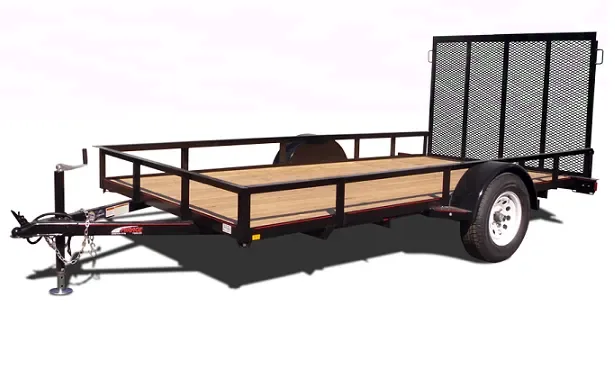 10FT SA BLACK OPEN UTILITY TRAILER