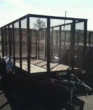10FT SINGLE AXLE W/HIGH SIDES UTILITY/LANDSCAPE TRAILER