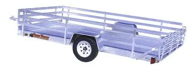 12FT SA W/SIDE RAILS AND BI-FOLD REAR RAMP