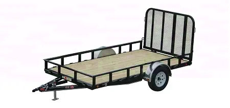 10FT SINGLE AXLE UTILITY WITH GATE