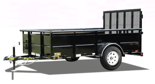 12FT SINGLE AXLE UTILITY/LANDSCAPE TRAILER-SOLID SIDES