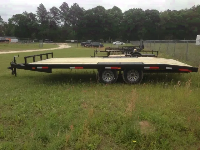 18 ft Over the Axle Utility Trailer Wood Deck