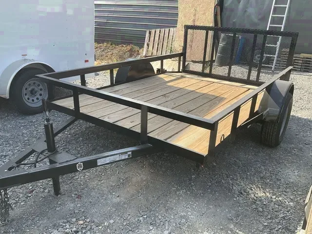2025 6.4x10 Black Utility Trailer