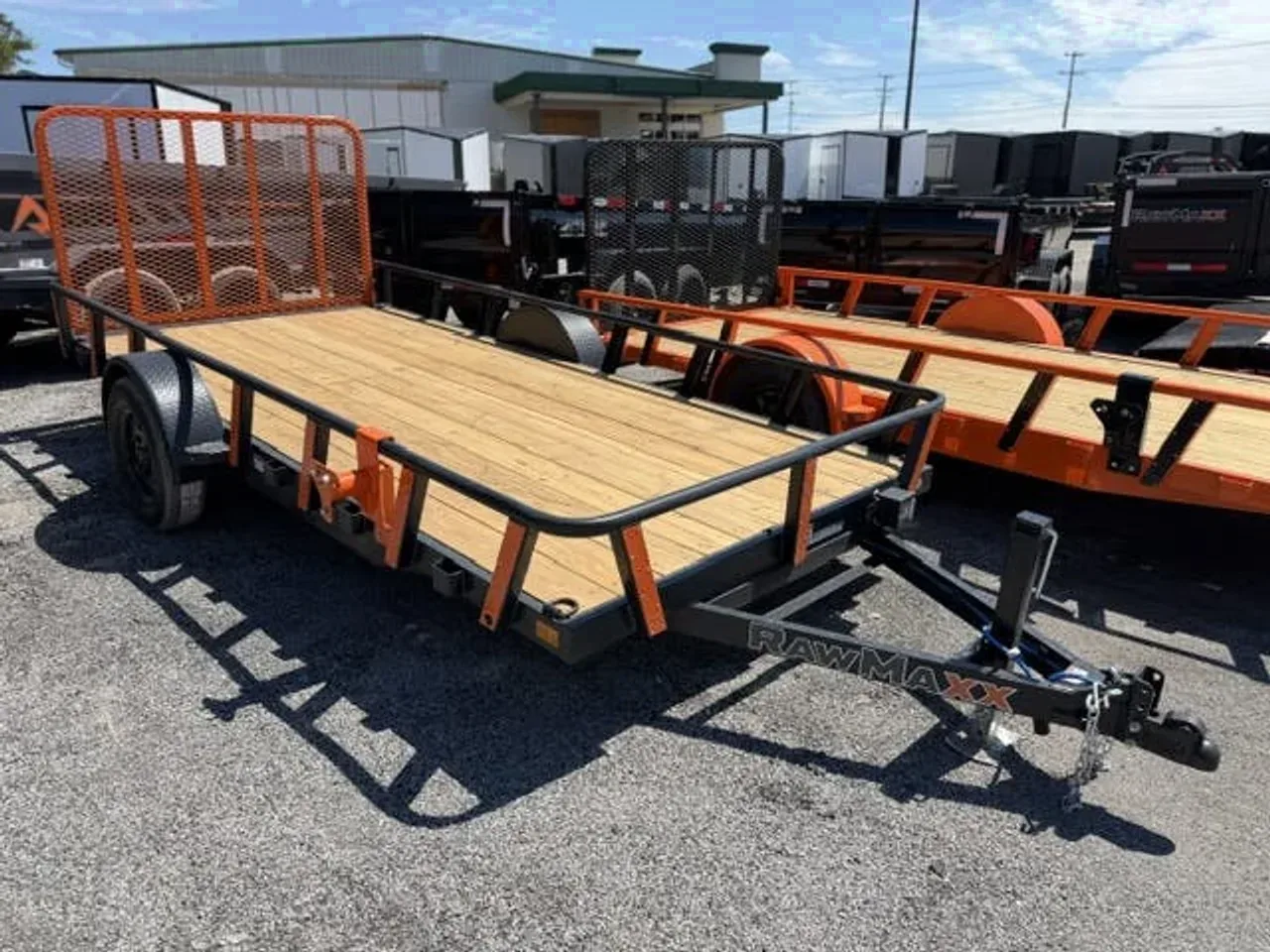 133939 - 2026 RawMaxx UTX 7x14 Utility Utility Trailer