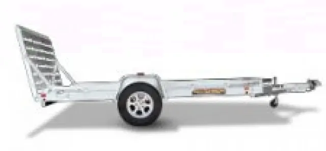 12ft  Aluminum Trailer w/ Bi-Fold Tailgate
