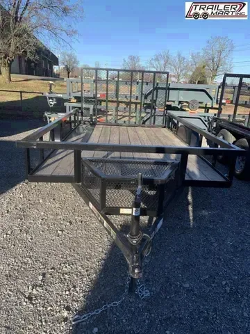 USED Carry-On 7x12 Black Utility Trailer - Ready for Work! Make an Offer!