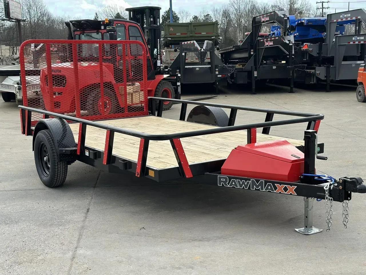 120692 - 2025 RawMaxx UTX 7x12 Utility Utility Trailer