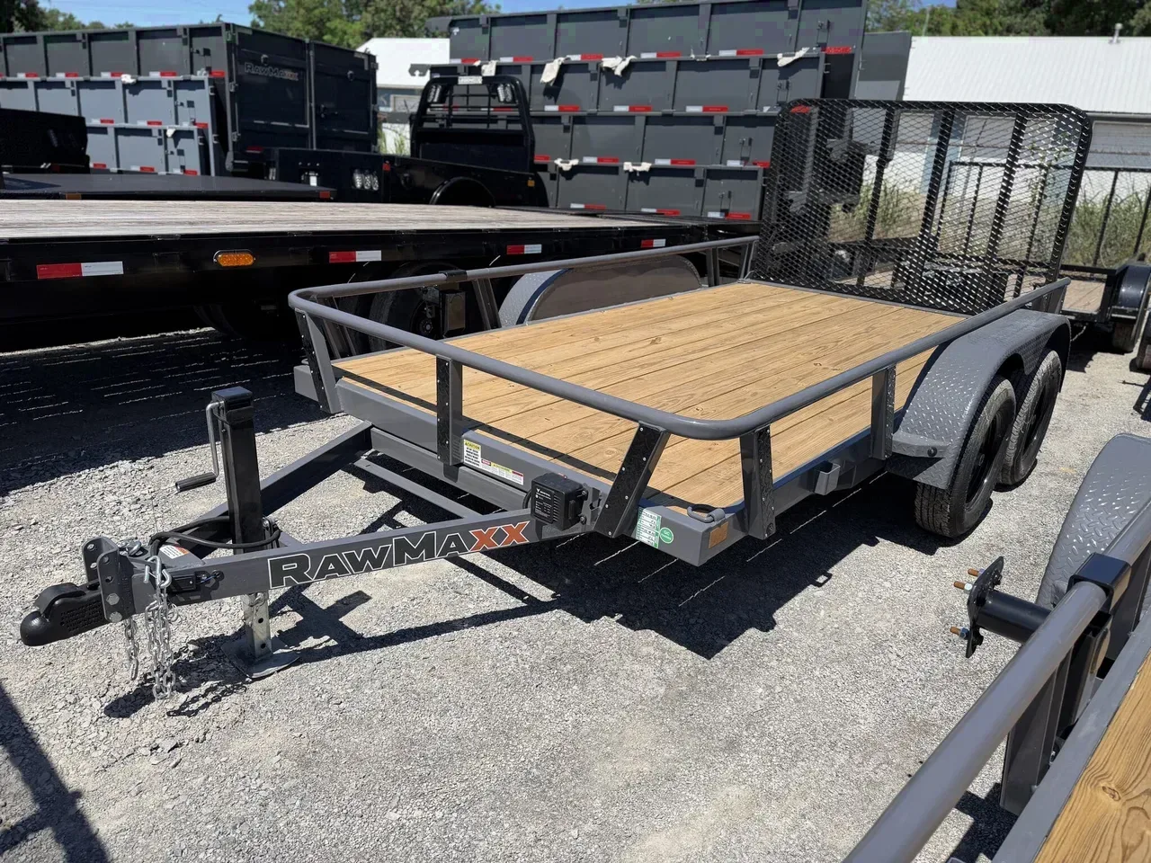 134058 - 2026 RawMaxx UTX 7x12 Utility Utility Trailer