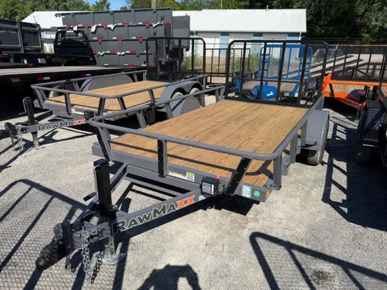 133755 - 2026 RawMaxx UTX 7x12 Utility Utility Trailer