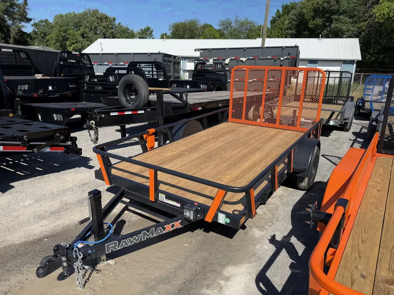 133861 - 2026 RawMaxx UTX 7x12 Utility Utility Trailer