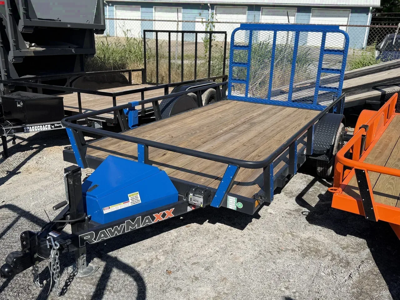 132932 - 2026 RawMaxx UTX 7x12 Utility Utility Trailer