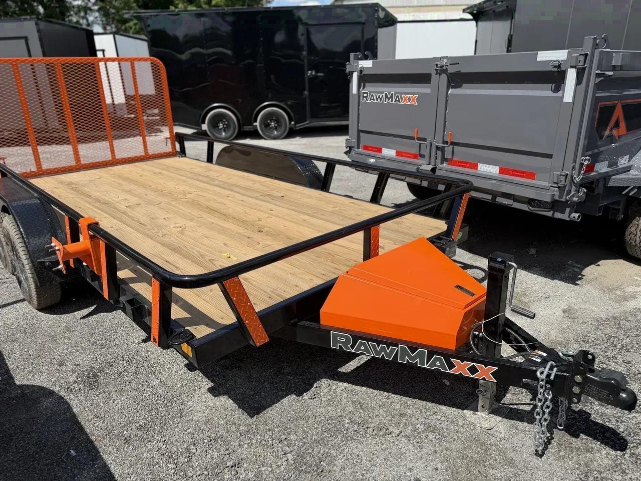 133200 - 2026 RawMaxx UTX 7x14 Utility Utility Trailer