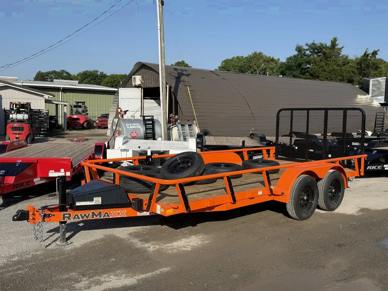 133992 - 2026 RawMaxx UTX 7x16 Utility Utility Trailer