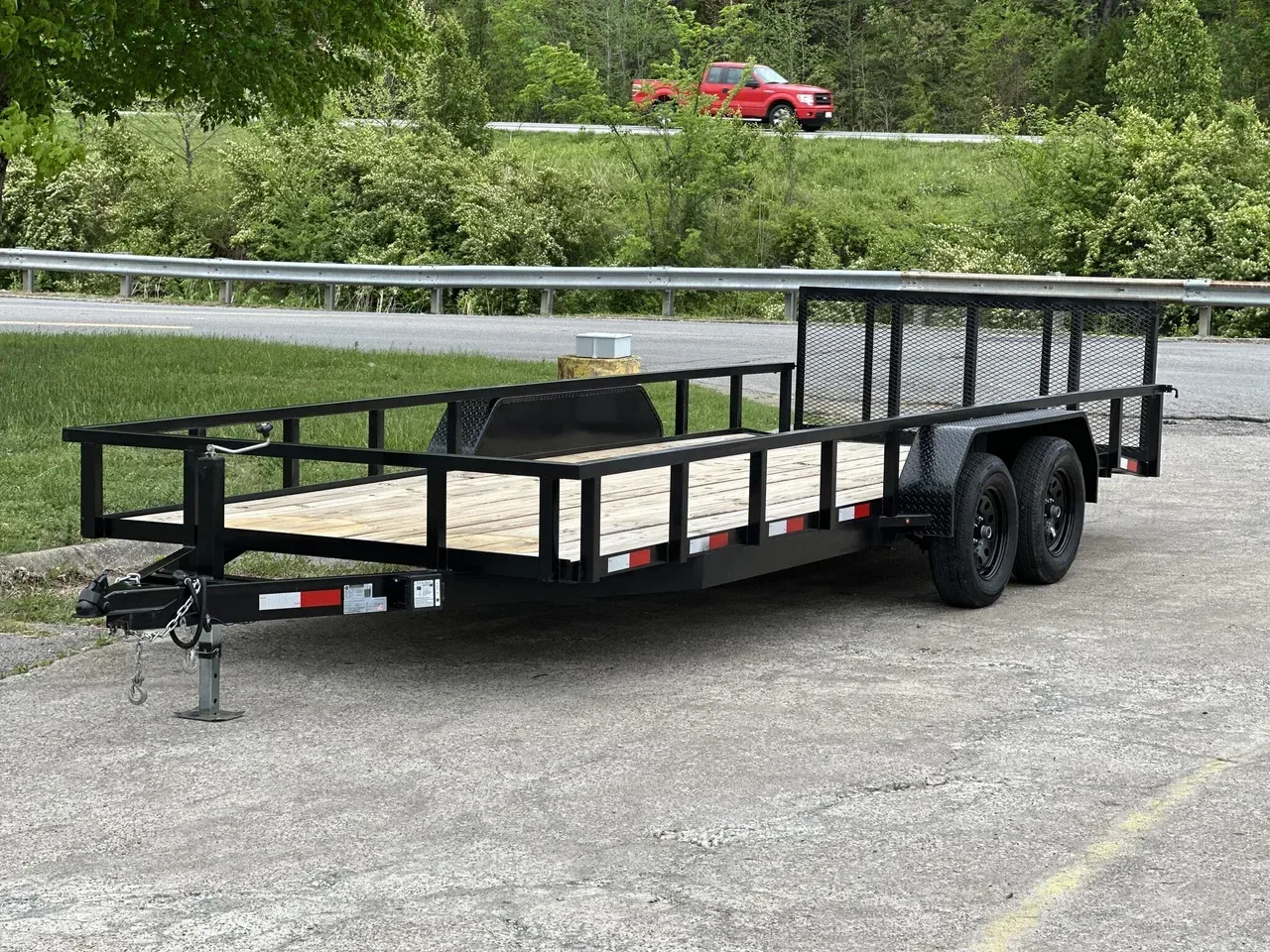817275 - 2023 Piggyback MetalWorks 20' Open Utility Trailer 7K GVWR 4 wheel brakes Utility Trailer