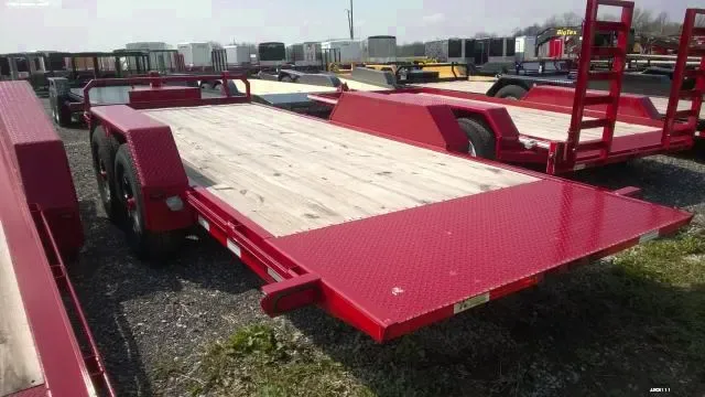 Tilt Bed 20 ft Utility Trailer Wood Deck Bumper Pull