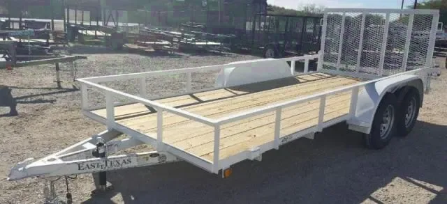 14ft TA White with Wood Decking