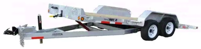 16ft Silver Tilt Deck TA Utility Trailer
