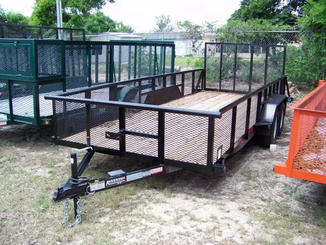 18ft Pipe Tandem 3500lb Axle Utility/Equipment Trailer