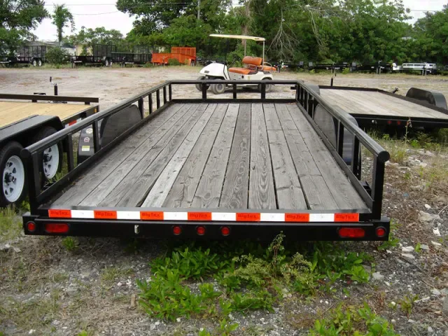 18ft Tandem 5200lb Axles Equipment/Utility Trailer