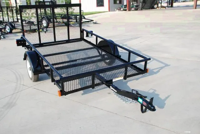 8ft Mesh Single Axle Utility Trailer