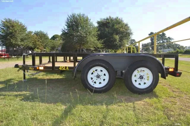 12ft tandem 3500lb axle utility trailer