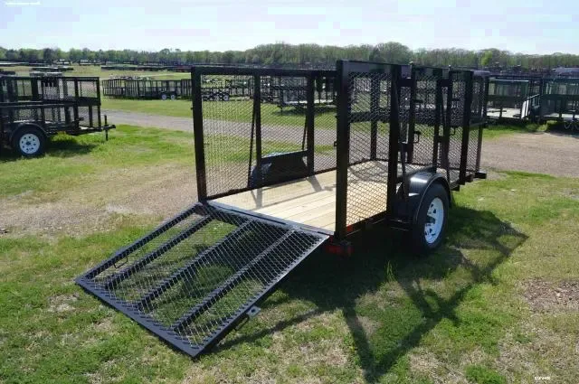 12ft Single 3500lb Axle Landscape Trailer