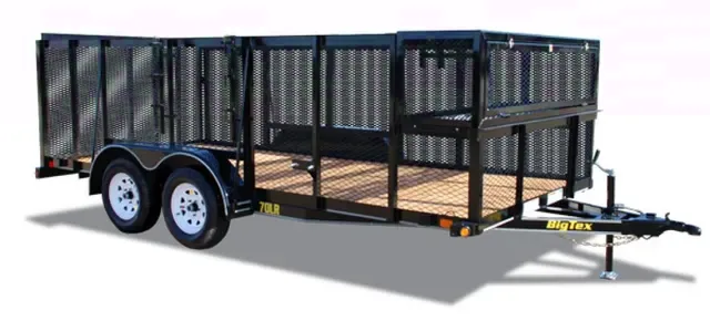 16ft Landscape Trailer w/Rear Ramp Gate