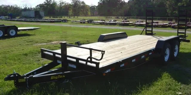 20ft TA Equipment Trailer w/Stop Rail