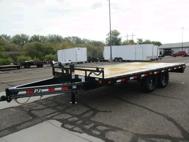 Black Deck Over 16ft  Equipment Trailer