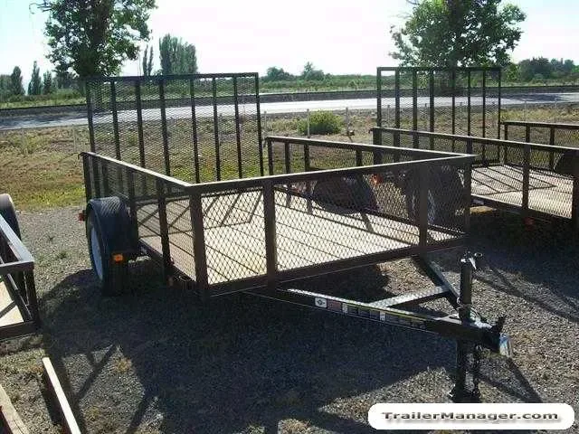 10ft SA Utility Trailer w/High Sides