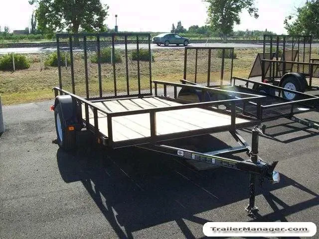 SA Black 10ft Utility Trailer