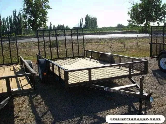 12ft SA Utility Trailer w/Ramp Gate