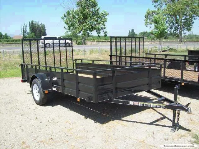 12ft Solid Side Utility Trailer