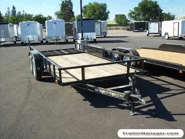16ft TA Utility Trailer w/Lay Flat Rear Gate