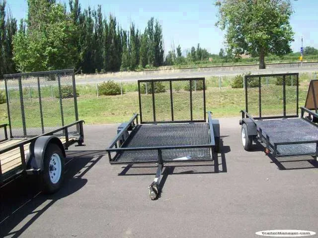 8ft Single Axle Black
