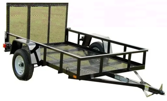 8ft Mesh Utility Trailer w/Ramp
