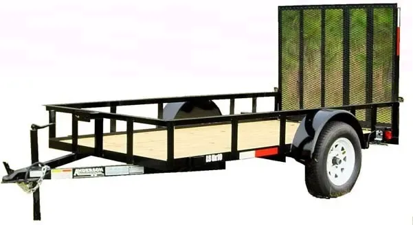 10ft SA Wood Deck Utility Trailer