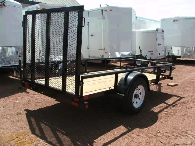 UTILITY TRAILER, BUMPER PULL, 10FT, RAMP GATE
