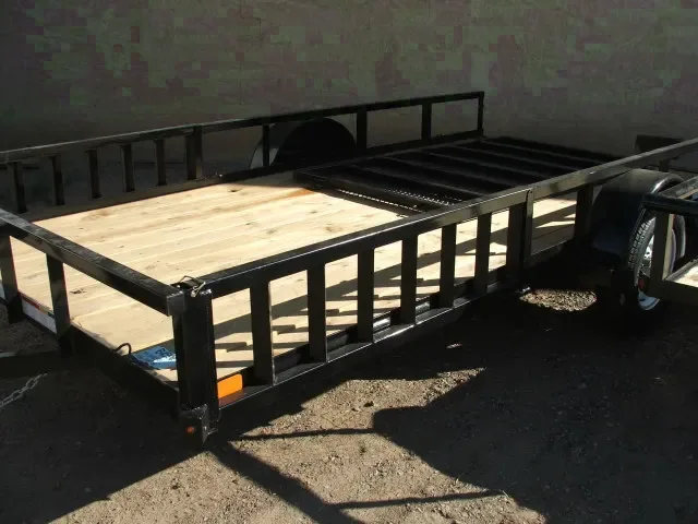 12FT SA ATV/UTILITY TRAILER W/SIDE RAMPS