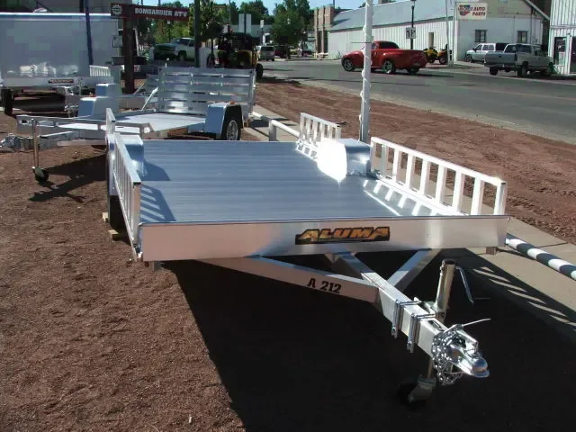 12ft Lightweight Utility Trailer w/Side Ramps
