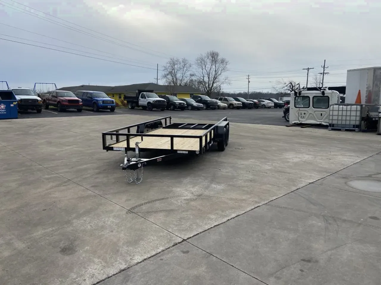 Sure-Trac 7X16 TUBE TOP Utility Trailer