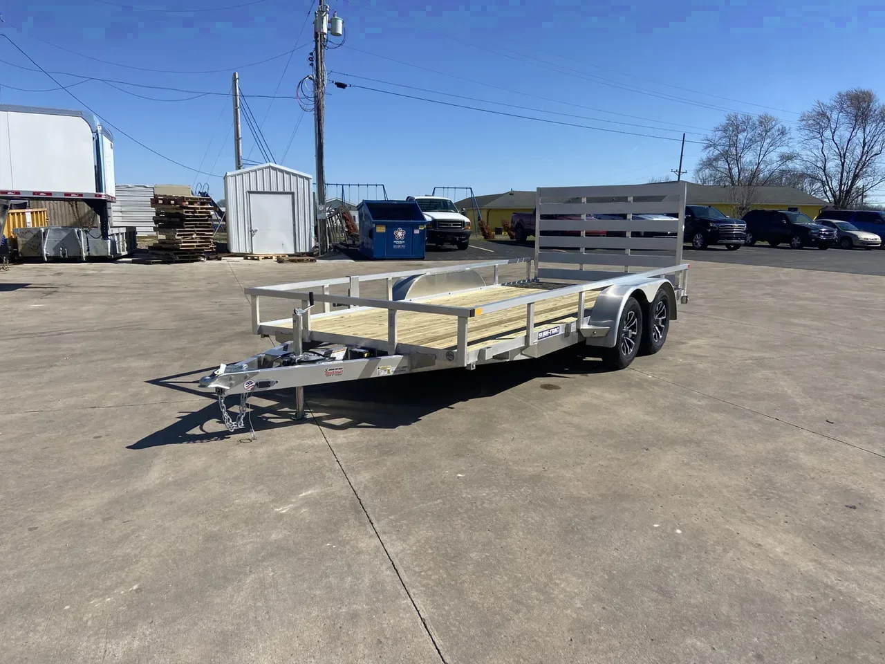 Sure-Trac 7X16 ALUM TUBE Top Utility Trailer