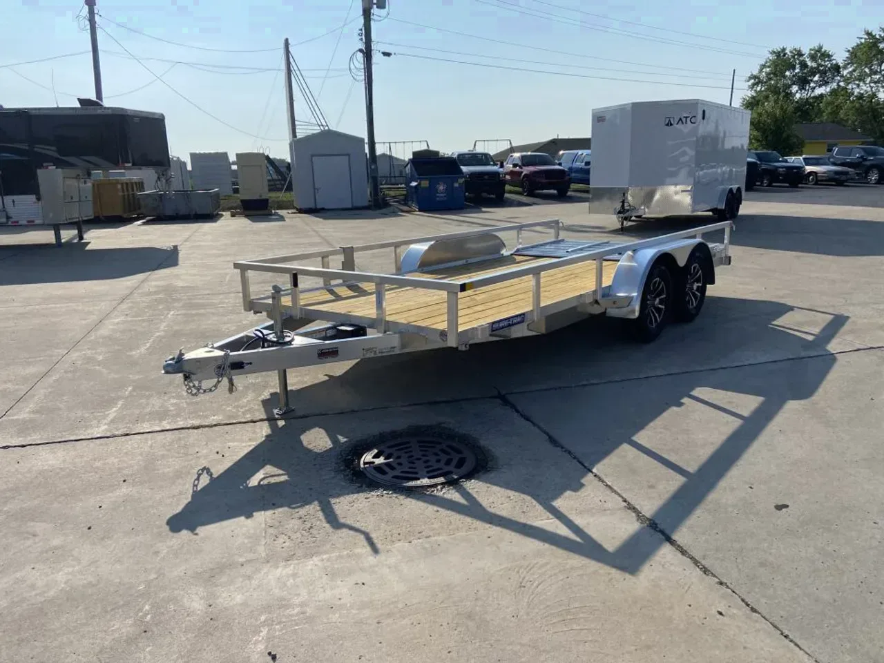 Sure-Trac 7X16 Tube Top 7K Utility Trailer